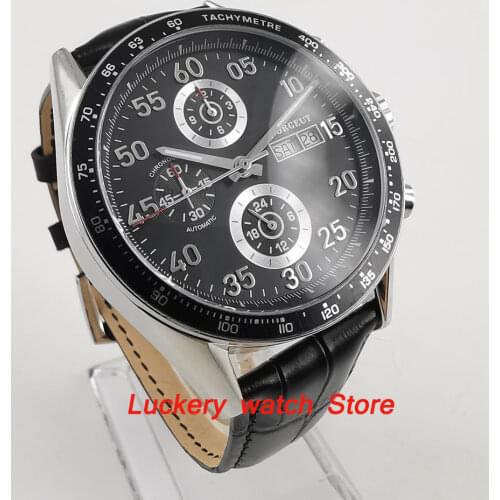43mm corgeut Calendar and week Multifunction Automatic Watches-CA39