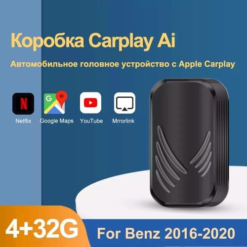 Car TV Stick Carplay AI Box 4G+32G Car Multimedia Player Mirror Link Wireless Carplay Android System Plug and Play Auto TV Box