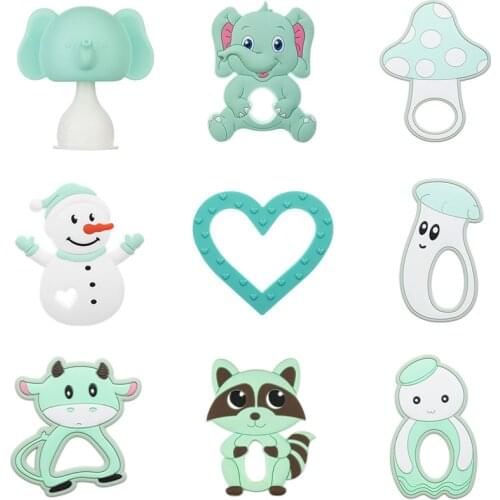Toys Baby Teether BPA Free Food Grade Silicone Teethers DIY Pacifier Chain Teething Necklace Toys