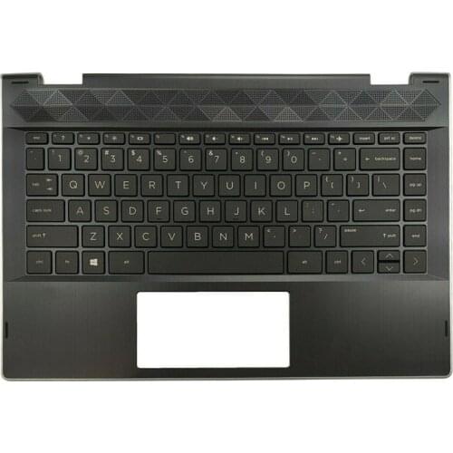 JIANGLUN New for HP Pavilion x360 14-CD 14m-cd0001dx Palmrest Top Case L18947-001 Gold Edge