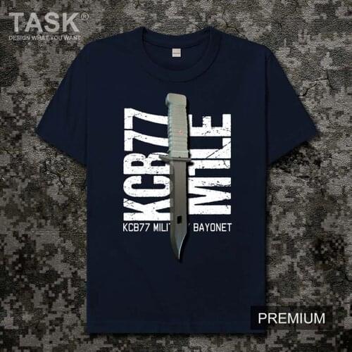 KCB77 Bayonet Germany military CSGO game fans cotton printing Short sleeve t-shirt Mens casual sports streetwear summer tees