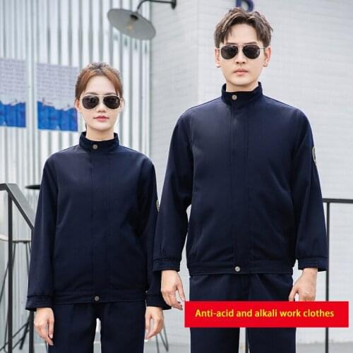 Anti-acid And Alkali Work Clothes Suit Men Women Work Jacket Safety High Quality Chemical Factory Workshop Work Uniform Coverall