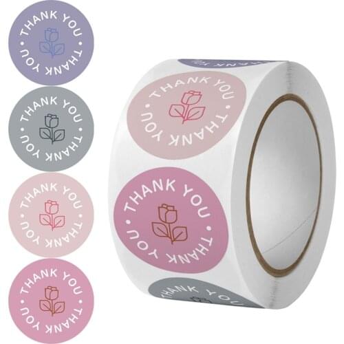 500pcs/Roll Round Shape Washi Masking Tape Paper Sticker Label Seal DIY Crafts Adhesive Stationery Scrapbooking Decoration