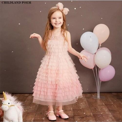 Princess Kids Dresses For Girls Lace Tutu Party And Wedding Girls Dress 1st Birthday Baby Dress Toddler Girls Ball Gown Vestidos