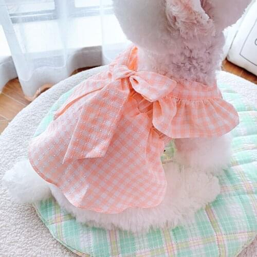 Pet Summer Clothes Small Dog Dress Cute Floral Princess Skirt Pomeranian Shih Tzu maltese Poodle Bichon Schnauzer Dog Clothing