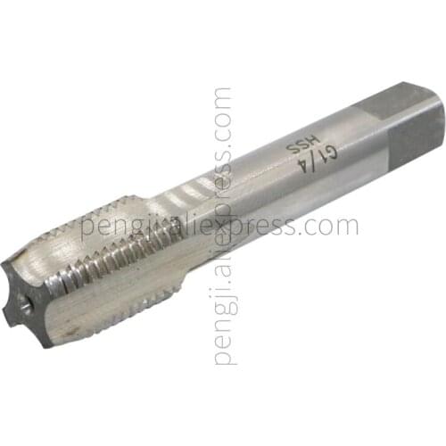 G 1/4 " -19 BSP 55 Degree Pipe Thread HSS Tap, Tapered Pipe Thread Tap Used for Conventional Machine Tapping or CNC Tapping