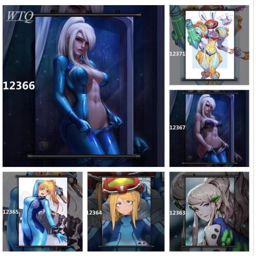 METROID Samus Aran HD Print Anime Posters Wall Poster Canvas Painting Wall Decor Poster Wall Art Picture Room Decor Home Decor