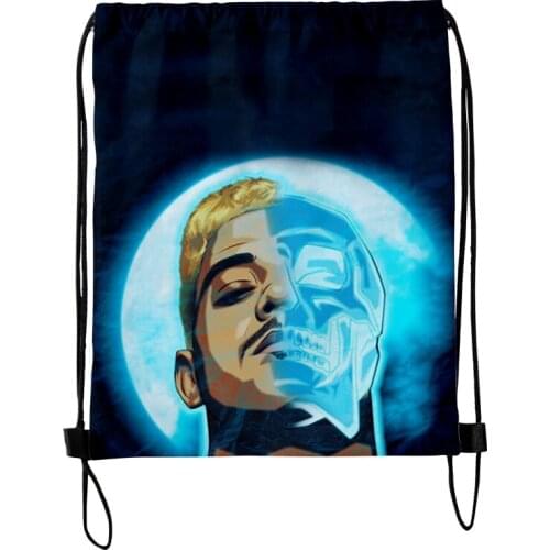 PLK Fashion Style Student Shoulder Storage Bag Drawstring Travel Beach Backpack Toys Shoes Clothes Organizer