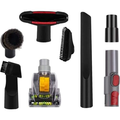 Household Cleaning Kit Vacuum Cleaner Accessories & Air Driven Pet Upholstery Turbo Brush Vacuums Nozzle Tool Attachment