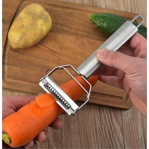 Stainless Steel Multi-function Vegetable Peeler&ampJulienne Cutter Julienne Peeler Potato Carrot Grater Kitchen Tool