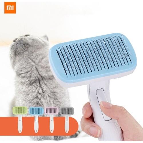 Xiaomi Youpin new type of automatic hair removal comb for pet dogs One-key hair removal needle comb for pet dogs Pet comb