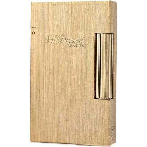 100% new vintage dupont gas lighter gas cigarette lighter polished jet gasoline flint lighter metal gas lighter