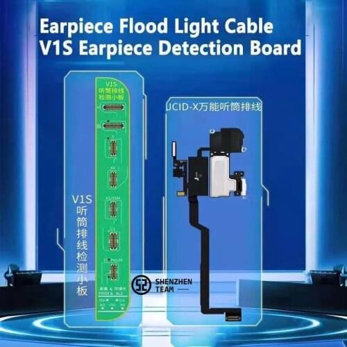 JC V1S Earpiece Flood Light Cable Detection Board For iPhone True Tone Face ID Repair Receiver FPC Detection For iP 8-11Pro max