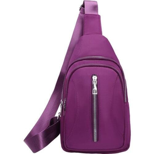 Strap Adjustable Female Nylon Sling Shoulder Bags Outdoor Sport Crossbody Messenger Bag Street Chest Pack for Women Bolsa