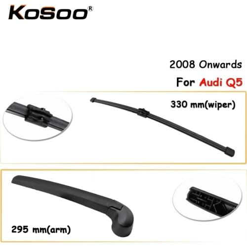 KOSOO Auto Rear Car Wiper Blade For AUDI Q5,330mm 2008- Rear Window Windshield Wiper Blades Arm,Car Accessories Styling