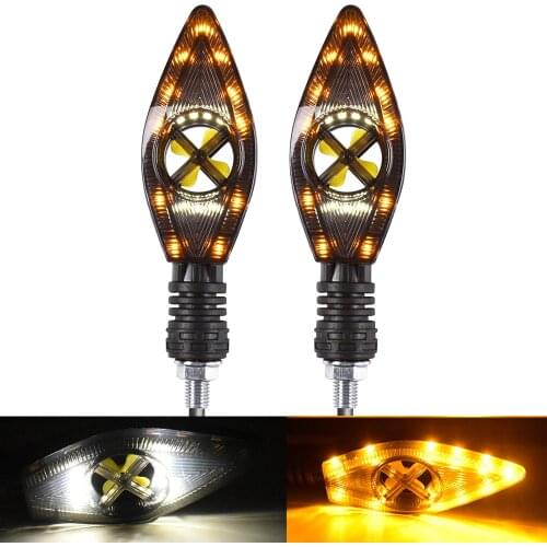 Motorcycle Turn Signals Light 12V LED Flasher Indicator Blinker Rear Lights For Honda VFR800 VTR1000F CBR125R CBR300R CBR300F