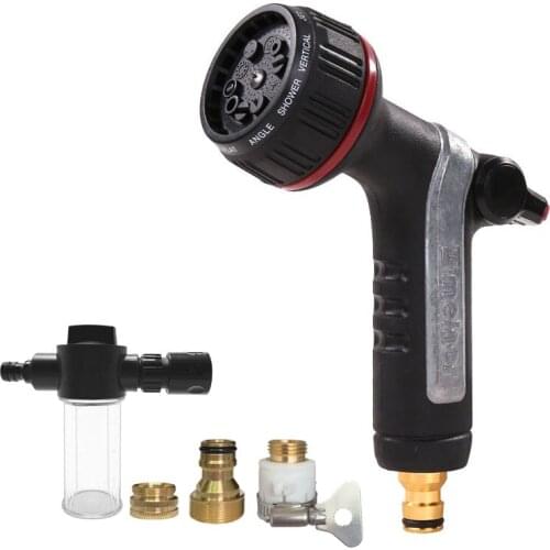 High-pressure Water Gun Can Adjust Ten Kinds of Water Spray Cleaning and Car Washing Multifunctional Garden Irrigation Supplies