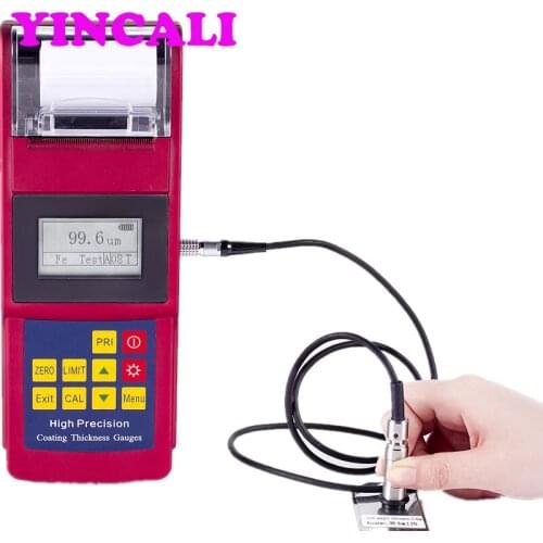 High Precision Paint Coating Thickness Gauge Leeb262 Built-in Printer Operating principle Magnetic induction and Eddy current