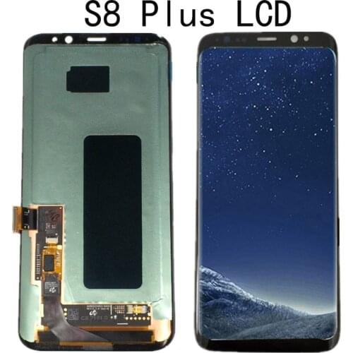 AMOLED For Samsung galaxy S8 G950 Lcd Display Touch Screen Digitizer Assembly For Samsung S8 Plus G955 G955F lcd with Frame