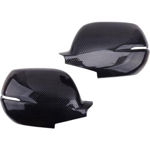 1 Pair Black Car Rearview Side Mirror Cover Trim Decoration Fit for Honda CRV CR-V 2012 2013 2014 2015 2016 2017 2018 2019 2020