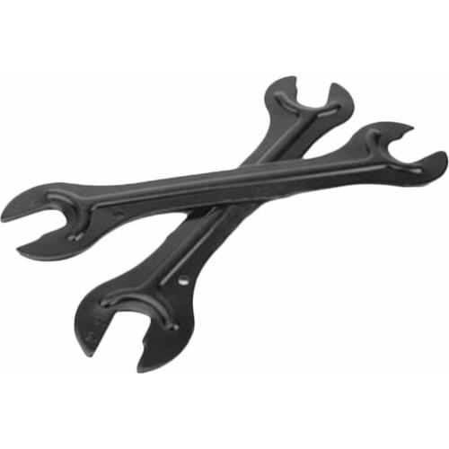 2 Pcs Cycling Bike Head Open End Axle Hub Cone Wrench Carbon Steel Bicycle Spanner Multifunctional Bike Repair Tools