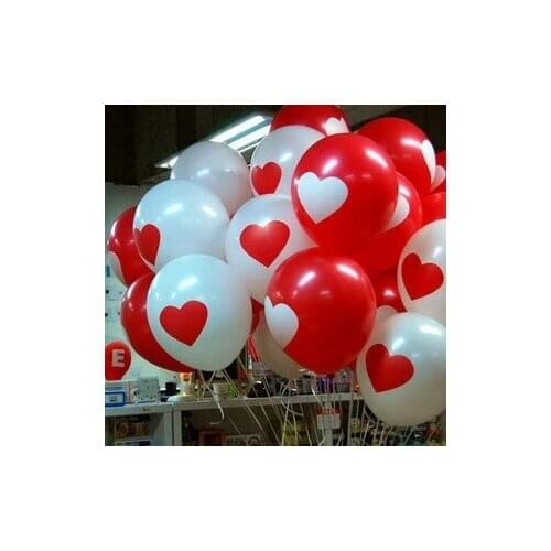 20pcs Balloons White Red Love round heart wedding balloon Birthday party wedding Decoration Marriage accessories latex ballute