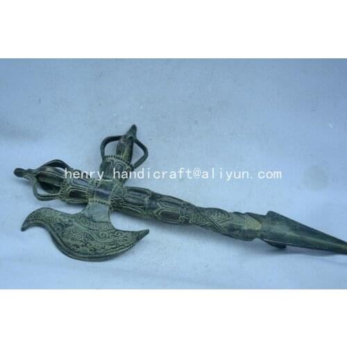 Antique QingDransty bronze FA QI statue,Decoration,Collection&Adornment,Free shipping