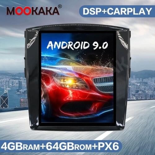 Tesla Screen Android 9 Car GPS Navigation Auto Radio For MITSUBISHI PAJERO Shogun Montero 2006-2017 Multimedia Player Head Unit