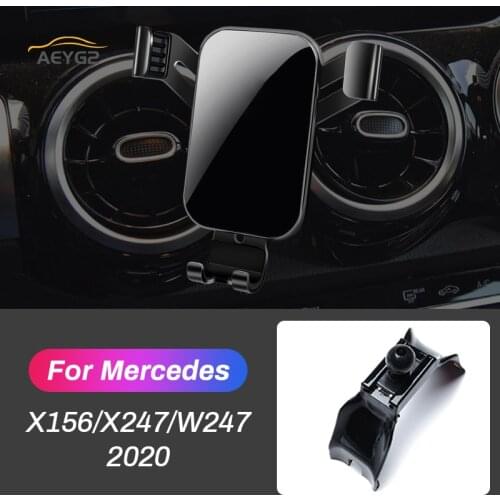 Car Mobile Phone Holder For Mercedes Benz GLB GLA B Class 2020 Air Vent Mount Gravity GPS Stand Smart Phone Bracket Accessories