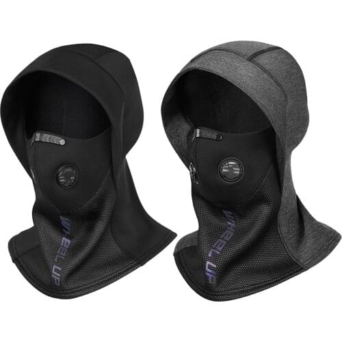 Windproof Motorbike Ski Face Balaclava with Filter Winter Hood Cold Weather