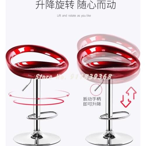 Bar Chair High Stool Modern Simple Bar High Stool Family Bar Stool Lift Cashier Chair Front Desk Bar Chair