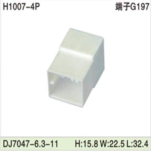 Free shipping 500pcsDJ7047-6.3-11 4Pin 6.3mm AMP Car Electrical Wire Connectors for VW,BMW,Audi,Toyota,NISSAN AND other