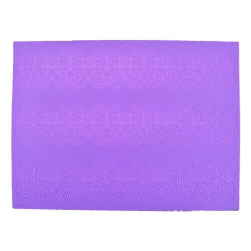 CT017 Silicone cake mold floral sugar lace mold decoration for wedding cake