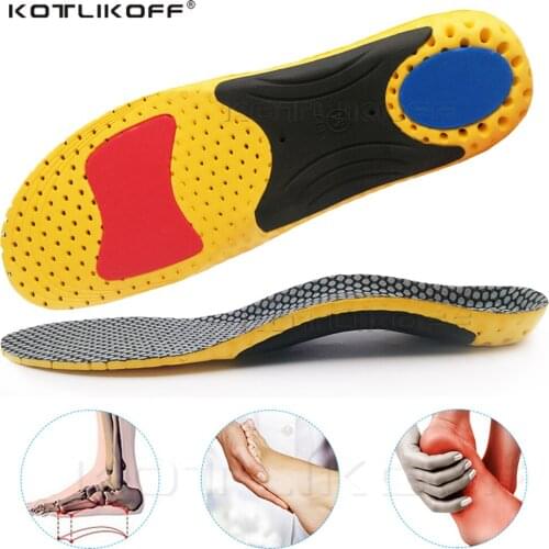 EVA Sport Orthotic Insoles Arch Support Orthopedic Insoles for Shoes Correction O/X Leg Shoe Pad Foot Pain Relief Sole for Shoes
