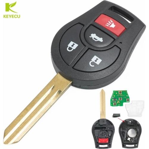 KEYECU Replacement Remotefor Nissan 08-16 Rogue 12-15 Versa 03-09 350Z 04-09 Quest 07-16 Sentra 05-06 Altima Maxima 05-15 Armada