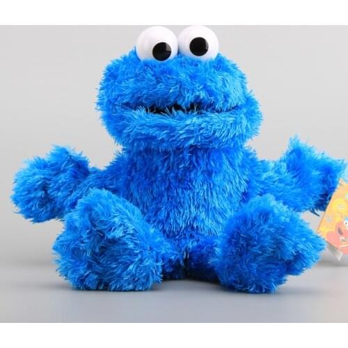 Sesame Street Muppet Dolls Mookie Monster Plush Hand Puppet Stuffed Dolls 13" 32 CM