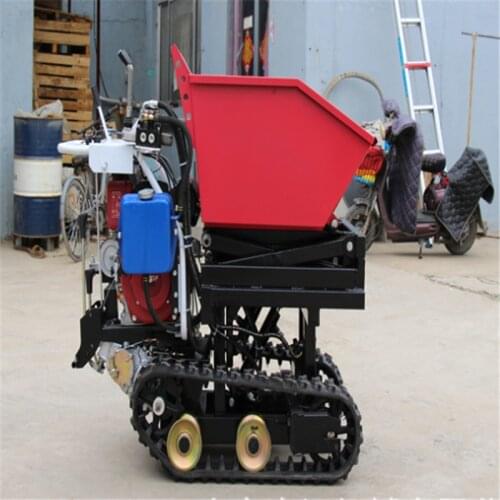 Mini Transporter 500kg Crawler Dumper Small Tracked Carriage Truck