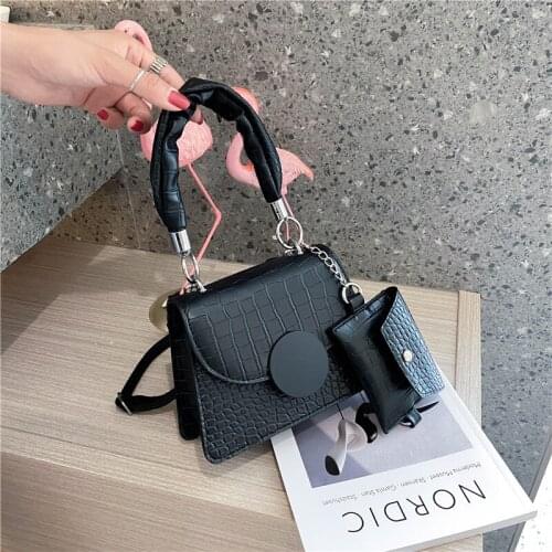2021 new trendy fashion texture messenger handbag all-match one-shoulder chain bag purses and handbags luxury designer