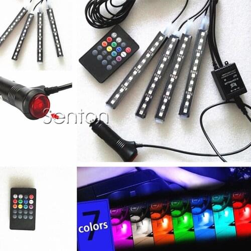 Adjustable LED Chips Vehicle Neon Lamp For Mitsubishi ASX Lancer 10 9 Outlander Pajero For Suzuki Swift Grand Vitara SX4 Vitara