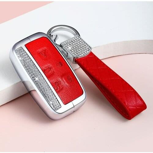 Luxury Diamond Car Remote Key Case key Cover For Land Rover Range Rover Freelander 2 Sport Evoque 5Buttons Smart Remote Car key
