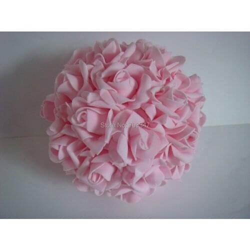 18pcs 6'' 15cm Artificial Foam Rose Kissing Flower Balls For Party Wedding Decoration