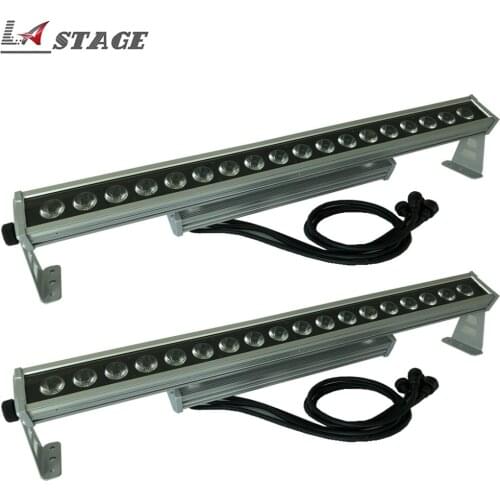 Free Shipping Led Wall 18x15W RGBWA 5IN1 DMX Led Wall Wash Washer Light Stage Light For Dj Outdoor Use IP65