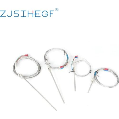 K Type Thermocouple 1M/2M/3M Control Thread M6 Screw Probe Temperature Controller 0-400C Sensor