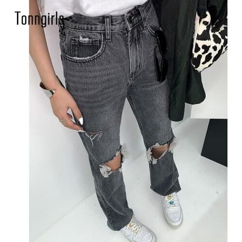 Женские джинсы клеш Tonngirls China At AliExpress