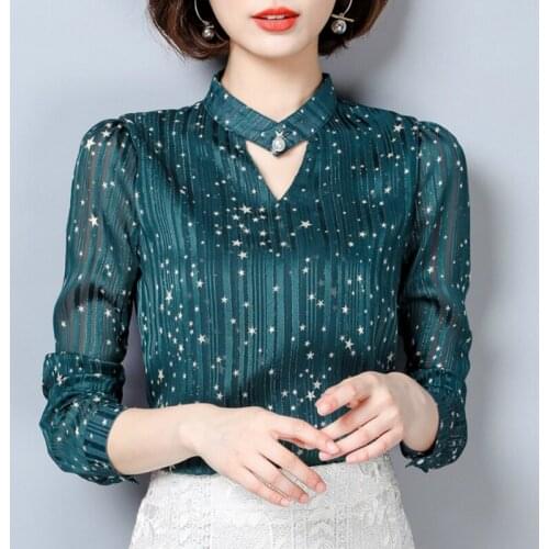 TQGQG Womens Chiffon Blouses