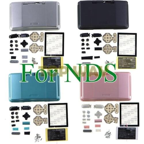 ChengChengDianWan 1set/lot 6 colors Black Housing Cover Case Replacement Shell For Nintendo DS NDS