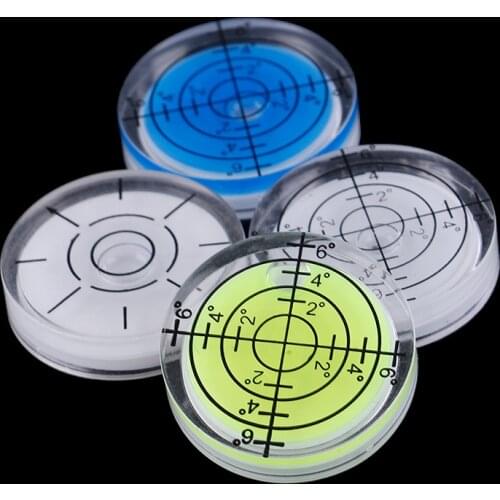 1Pc Spirit Bubble Degree Mark Surface Level Round Circular Measuring Meter 32*7mm Wholesale