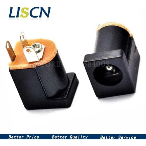10PCS Vertical DC-012 Power Socket DC012 DC Socket 5.5-2.1MM 180 Degree