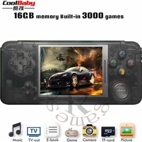 2018 New Portable Video Handheld Game Console Retro 64 Bit 3 Inch 3000 Video Game Retro Handheld Console to TV RS-97 RETRO-GANE