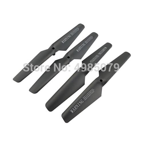 4PCS Propeller Blade for SYMA X5A X5A-1 Propeller CW CCW Main Blades Spare Part RC Drone Accessory Black Color